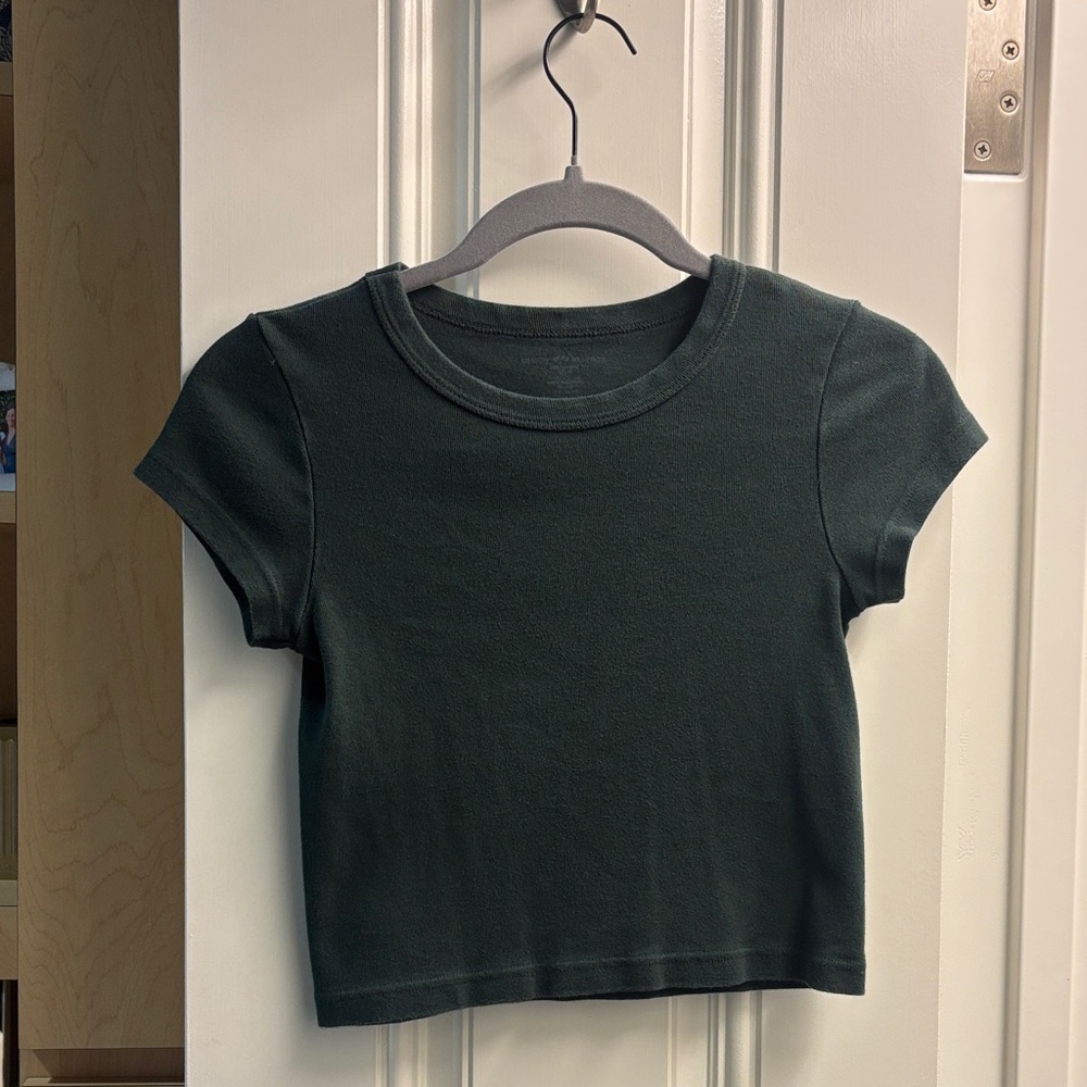 Brandy Melville Dark Green Baby T-Shirt